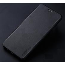 Луксозен кожен калъф Flip тефтер със стойка X-level за Samsung Galaxy J7 2016 J710 - черен