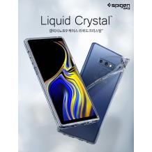 Оригинален гръб TPU Spigen LIQUID CRISTAL за Samsung Galaxy Note 9 - прозрачен