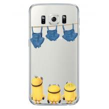 Ултра тънък силиконов калъф / гръб / TPU Ultra Thin за Samsung J500 Galaxy J5 - прозрачен / Minions Art 3