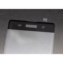 3D full cover Tempered glass screen protector Sony Xperia XA / Извит стъклен скрийн протектор Sony Xperia XA - черен