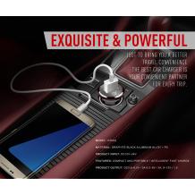 Универсално зарядно за кола LDNIO C304Q Car Charger 5V / Micro USB за Samsung, Lenovo, LG, HTC, Sony, Nokia, Huawei, ZTE, BlackBerry, Xiaomi и др. - тъмно червен