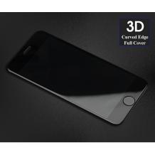 3D full cover Tempered glass screen protector Apple iPhone 6 / 6S / Извит стъклен скрийн протектор за Apple iPhone 6 / iPhone 6S - черен