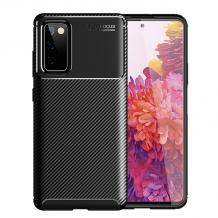 Луксозен силиконов калъф / гръб / TPU Auto Focus за Samsung Galaxy M31S - черен / Carbon