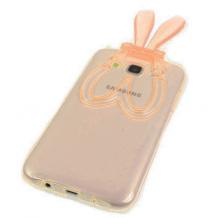 Силиконов калъф / гръб / TPU 3D Rabbit за Samsung Galaxy J5 J500 - жълт