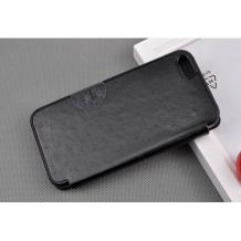 Луксозен кожен калъф Flip тефтер Mercury Fantastic за Apple iPhone 5 / iPhone 5S - черен
