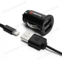 12 V двойно USB зарядно за кола Griffin за Apple Iphone 5 Ipad Iphone 4 - черно