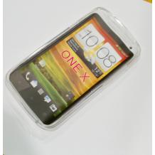 Силиконов калъф TPU за HTC One X / One X+ - бял/мат