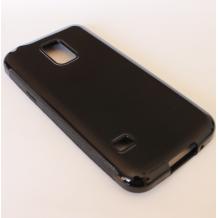 Силиконов гръб / калъф / TPU за Samsung Galaxy S5 mini G800 - черен / гланц