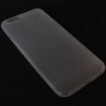 Ултра тънък силиконов калъф / гръб / TPU Ultra Thin SPADA AIR за Apple iPhone 6 4.7" - прозрачен / мат