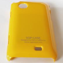 Твърд гръб / капак / SGP за Samsung C3330 Champ 2 - жълт