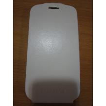 Кожен калъф Flip тип тефтер за Samsung Galaxy S3 I9300 / SIII I9300 - бял