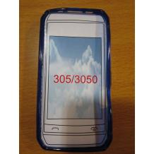 Силиконов калъф ТПУ S-line за Nokia Asha 305 - син