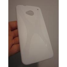 Силиконов калъф ТПУ X Style за HTC One M7 - бял