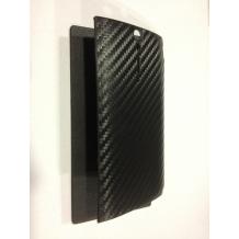 Оригинален кожен калъф Carbon за Sony Xperia S - черен