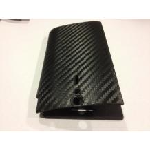 Оригинален кожен калъф Carbon за Sony Xperia S - черен
