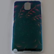Силиконов калъф / гръб / TPU за Samsung Galaxy Note 3 N9000 / Note III N9005 - цветна спирала