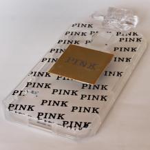 Луксозен силиконов калъф / гръб / TPU PINK за Samsung Galaxy S4 I9500 / Samsung S4 I9505 - парфюм / прозрачен