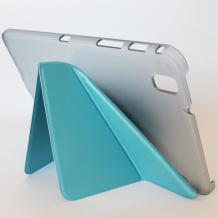 Кожен калъф със стойка XUNOD за таблет Samsung Galaxy Tab Pro 8.4'' T320 - син