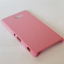Заден предпазен твърд гръб / капак / за Sony Xperia M2 - розов