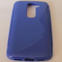 Силиконов калъф / гръб / TPU S-Line за LG G2 Mini D620 - син