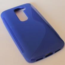Силиконов калъф / гръб / TPU S-Line за LG G2 Mini D620 - син