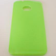 Силиконов гръб / калъф / TPU за HTC One M7 - зелен / гланц