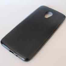 Силиконов гръб / калъф / TPU за HTC Desire 700 - черен / мат