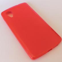 Силиконов калъф / гръб / TPU за LG Nexus 5 E980 - червен / мат