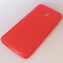 Силиконов гръб / калъф / ТПУ за HTC One Mini M4 - червен / мат