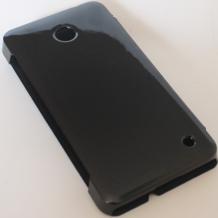 Кожен калъф Flip тефтер за Nokia Lumia 630 / Nokia Lumia 635 - черен