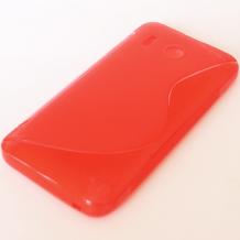 Силиконов калъф / гръб / TPU S-Line за Huawei Ascend Y320 - червен