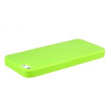 Силиконов калъф / гръб / TPU за Apple iPhone 5C - зелен