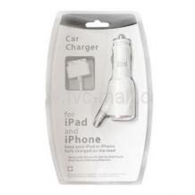 Зарядно за автомобил за iPad, iPad 2,iPad, iPhone3G,3GS,4,4S,iPod Touch,Classic,Nano,Mini -12-24V