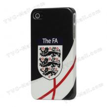 Заден предпазен твърд гръб за Apple iPhone 4 4S - Купата на английската футболна асоциация