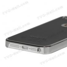Луксозен заден предпазен капак / твърд гръб / Monster за Apple iPhone 5 - черен