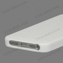 Силиконов калъф ТПУ X Style за Apple Iphone 5 - бял