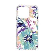Луксозен силиконов твърд гръб / калъф / кейс IMD print splash за Apple iPhone 15 Pro (6.1) - Многоцветен