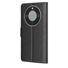 Кожен калъф Flip тефтер Magnetic Book Honor Magic 8 Lite / Honor Magic8 lite / Honor X9d / Honor X70 - черен