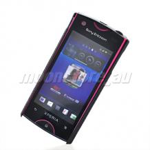 Заден предпазен капак Grid за Sony Ericsson Xperia Ray - черен