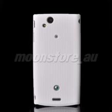 Заден предпазен капак Grid за Sony Ericsson Xperia Arc X12/ Arc S бял