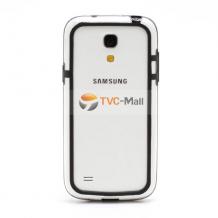 Силиконова обвивка Бъмпер / Bumper за Samsung Galaxy S4 mini I9190 / Samsung S4 mini I9195 / i9192 - черен