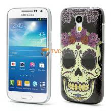 Заден предпазен твърд гръб за Samsung Galaxy S4 mini S IV SIV Mini I9190 I9195 I9192 Dual - Skull / череп