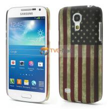Луксозен предпазен твърд гръб за Samsung Galaxy S4 S IV mini I9190 I9195 I9192 - Retro American Flag