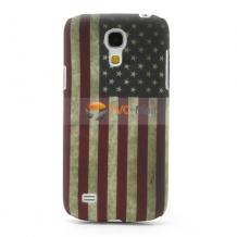 Луксозен предпазен твърд гръб за Samsung Galaxy S4 S IV mini I9190 I9195 I9192 - Retro American Flag