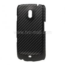 Заден предпазен капак за Samsung Galaxy Nexus i9250 Carbon Fiber черен