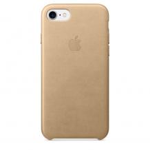 Оригинален кожен гръб за Apple iPhone 5 / iPhone 5S / iPhone SE - златен