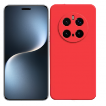 Силиконов калъф / кейс / Nano TPU за Honor Magic 7 Pro - червен гръб със защита за камерата
