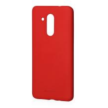 Луксозен силиконов калъф / гръб / TPU Mercury GOOSPERY Soft Jelly Case за Huawei Mate 20 Lite - червен