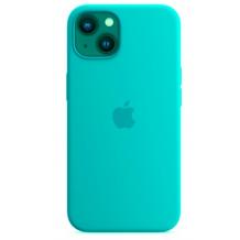 Оригинален гръб Silicone Case за Apple iPhone 13 6.1" - мента