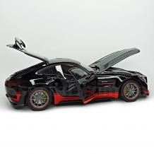 Метална кола с отварящи се врати, капаци, светлини и звуци Mercedes-AMG GT R 1:18